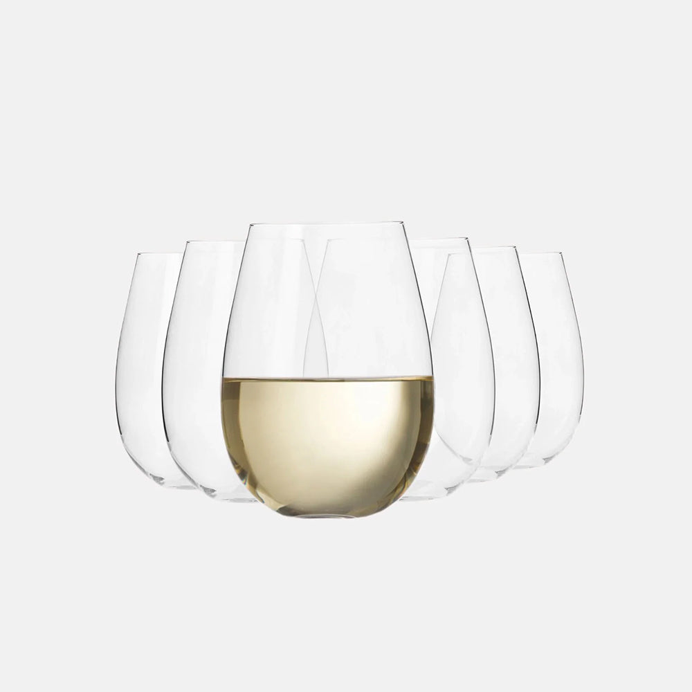 Harmony Stemless Wine Glasses 550ml, Set of 6