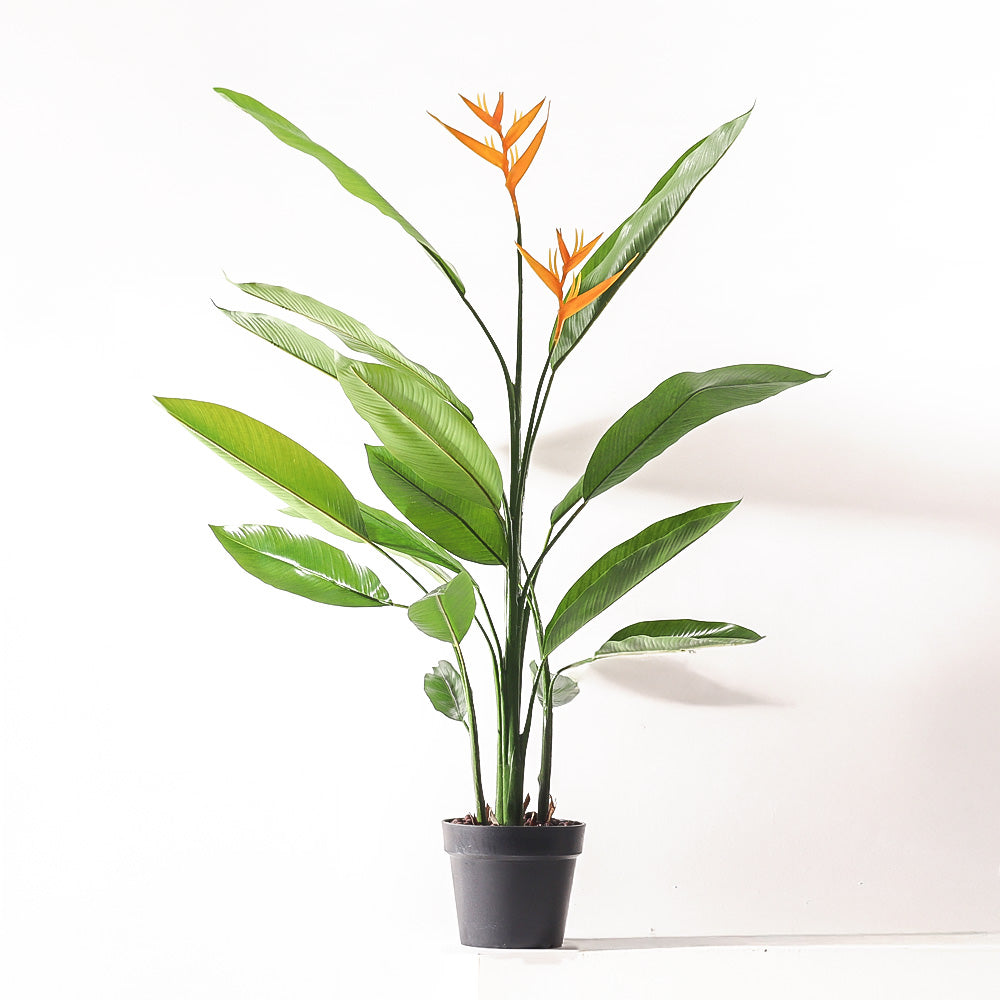 Bird-of-Paradise Artificial Potted Plant Tall - Yellow