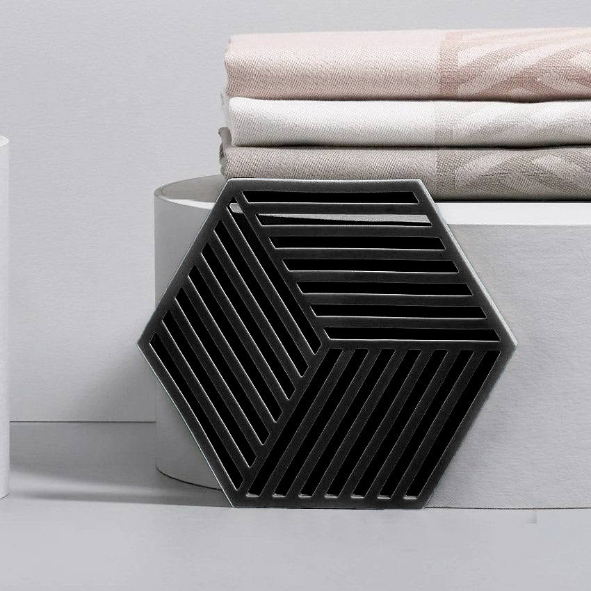 Hexagon Trivet - Black