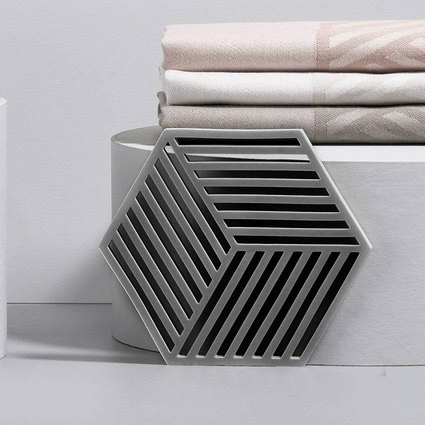 Hexagon Trivet - Cool Grey