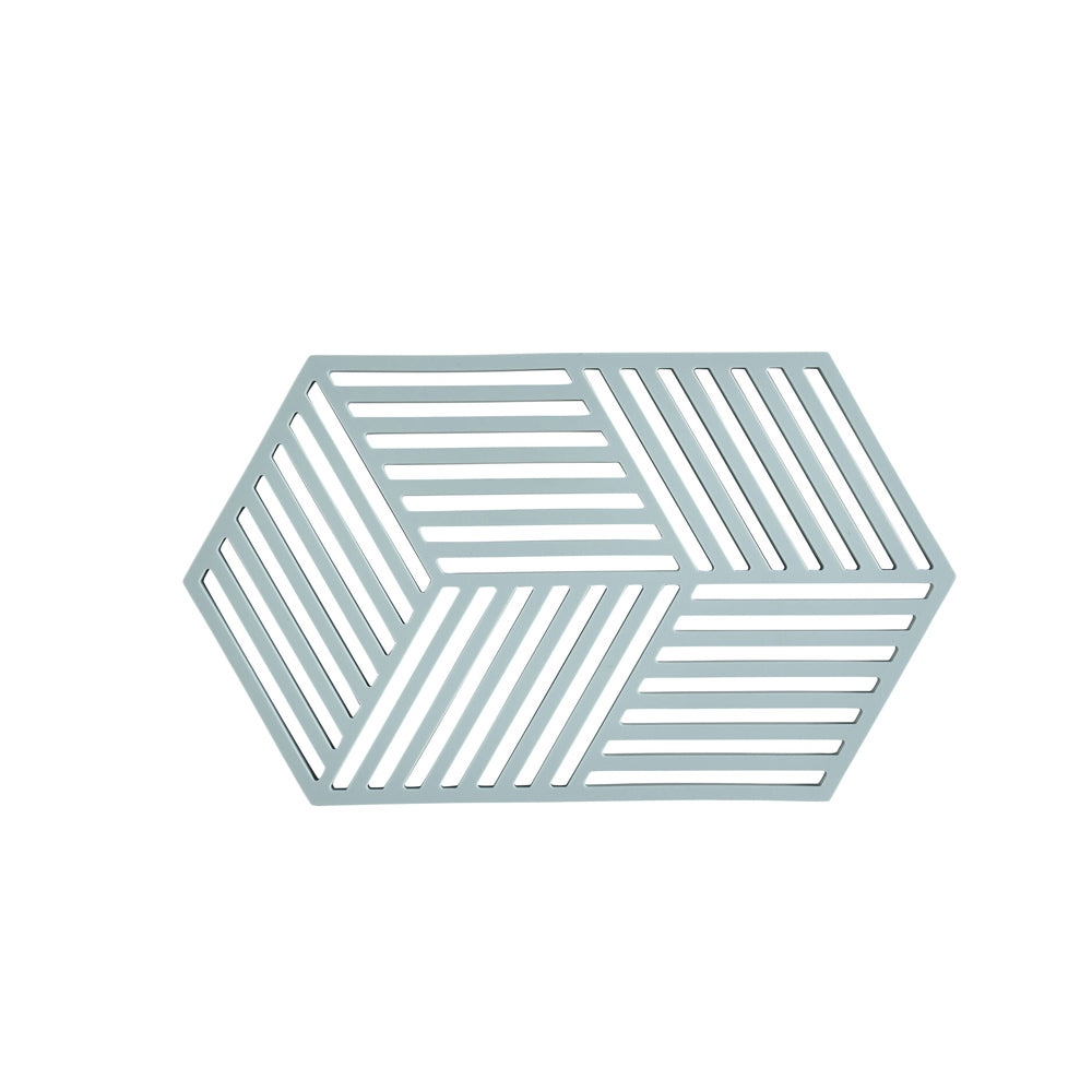 Hexagon Trivet Large - Fog Blue