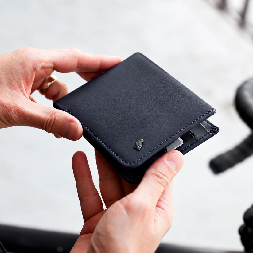 Hide and Seek Wallet - Navy RFID
