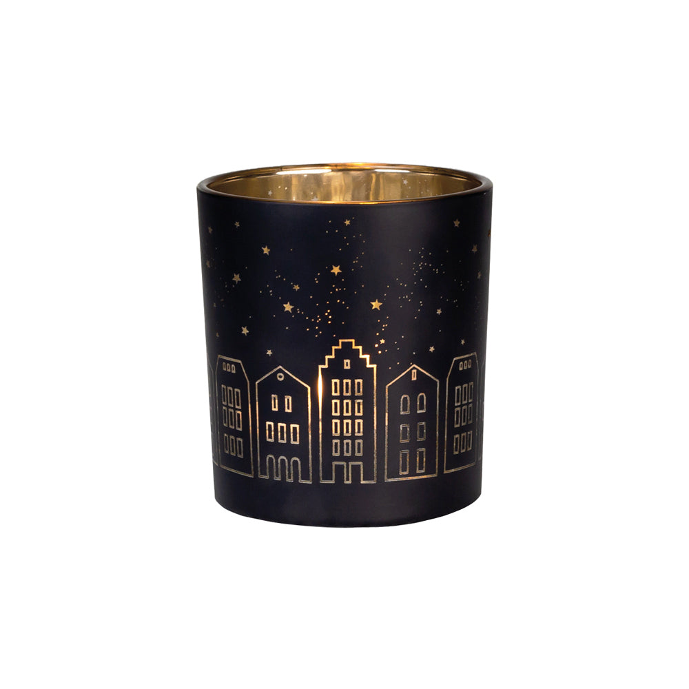 Highlight Glass Tealight Holder