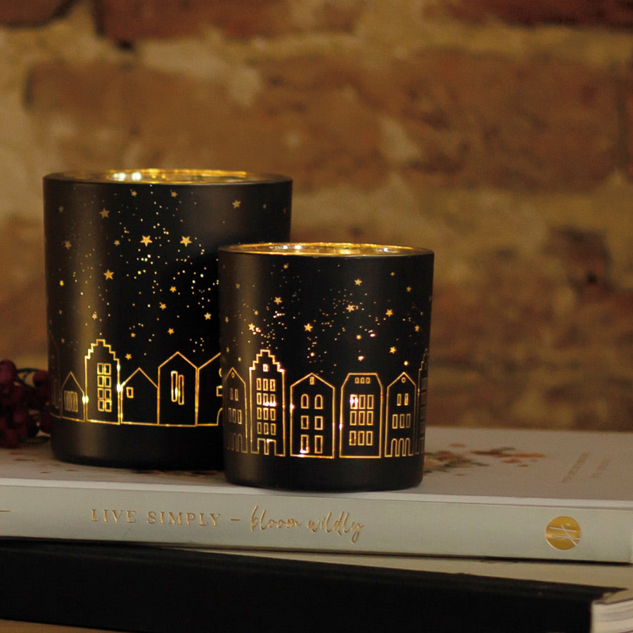 Highlight Glass Tealight Holder
