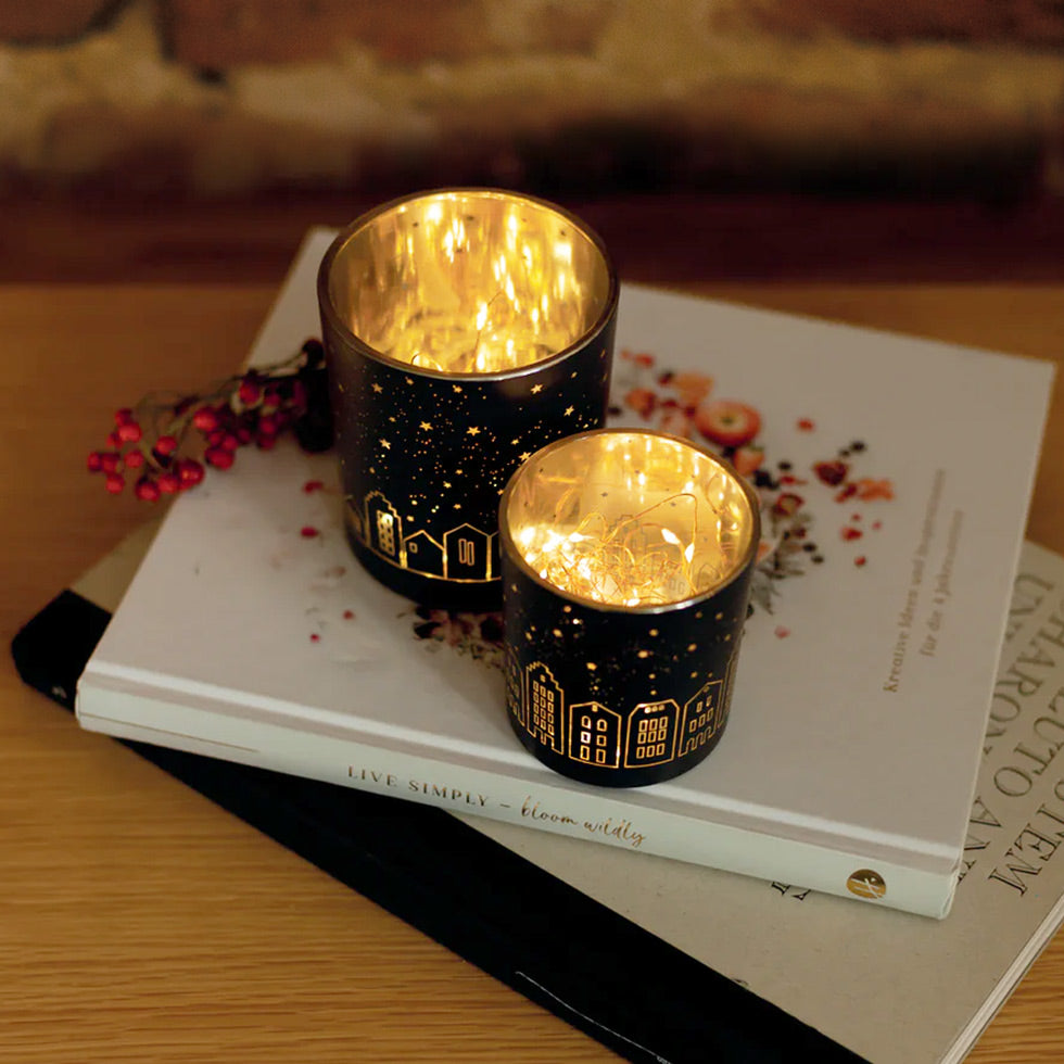 Highlight Glass Tealight Holder