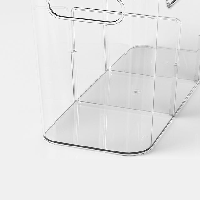 Hold-It Storage Bin with Dividers - Clear