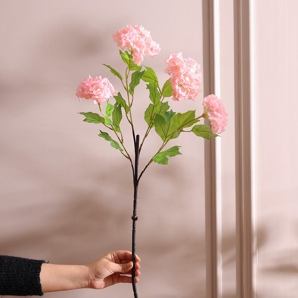 Hortensia Faux Stem - Light Pink