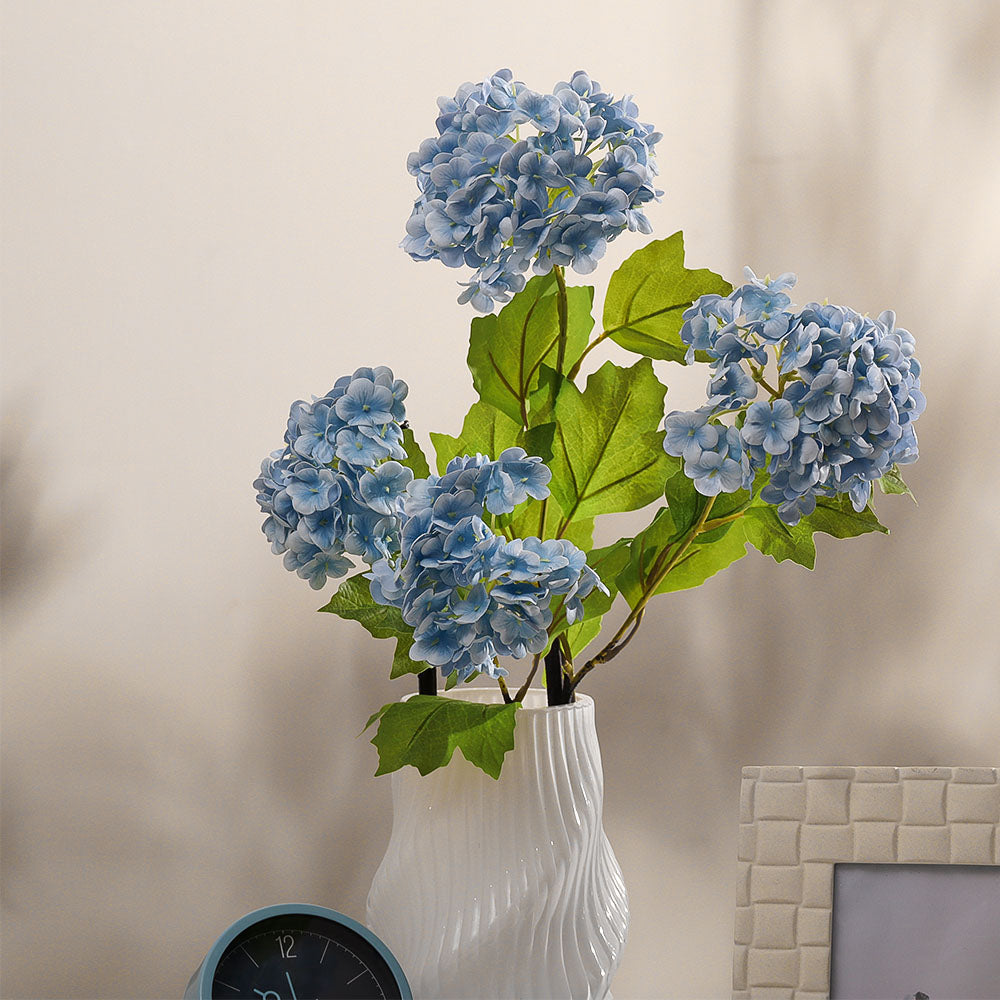 Hortensia Faux Stem - Sky Blue