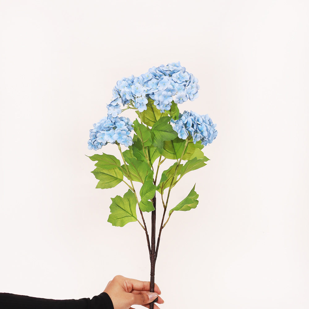 Hortensia Faux Stem - Sky Blue
