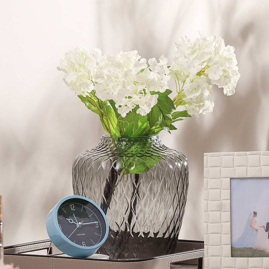 Hortensia Faux Stem - White