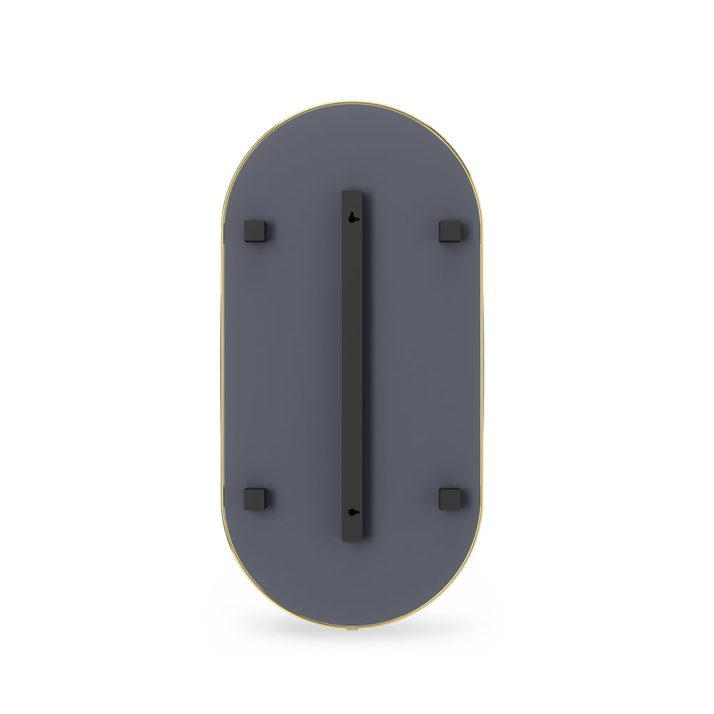 Hubba Pill Mirror 90 cm - Brass