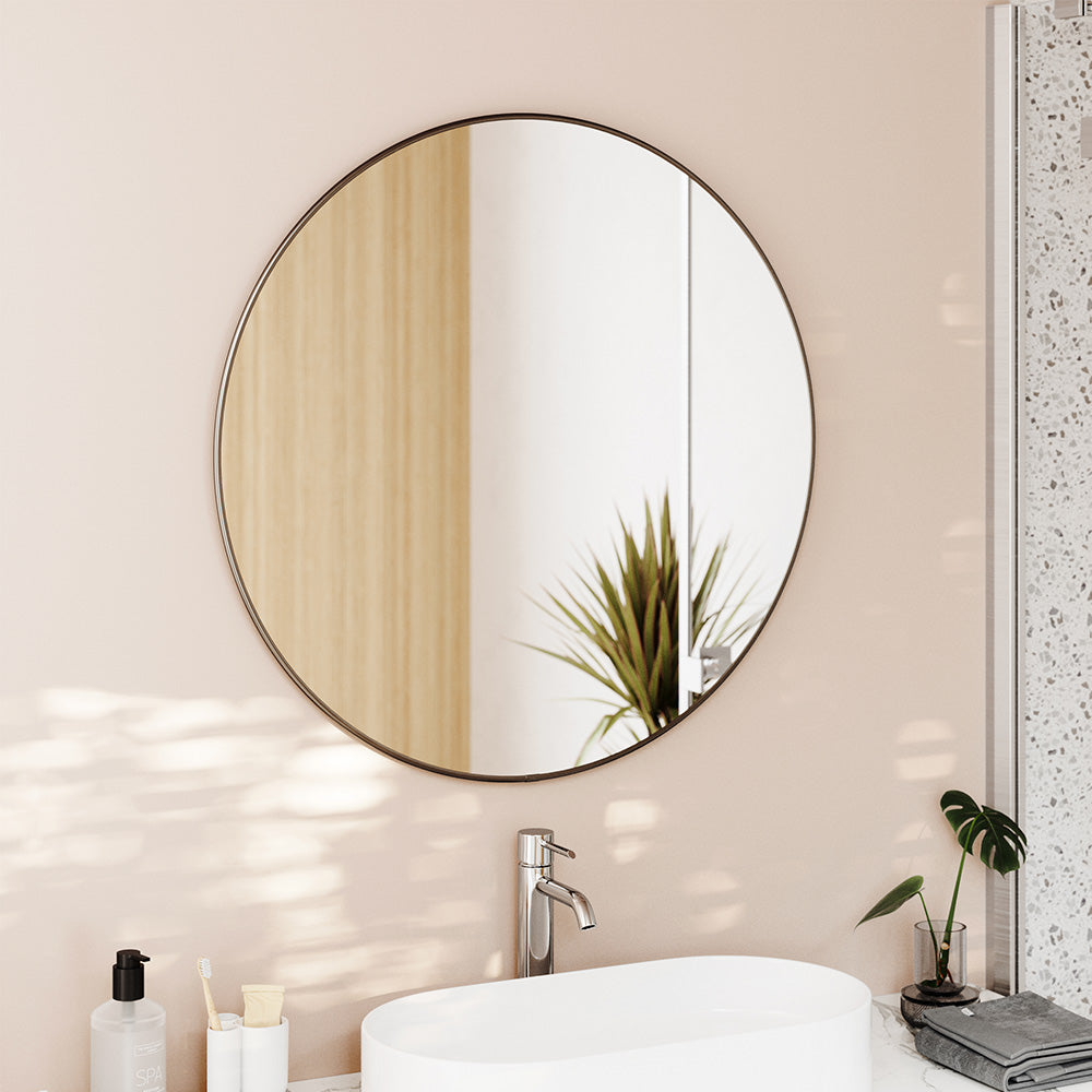 鏡 umbra Ola Wall Mirror Umbra Hubba Wall Mirror 86 cm - Metallic Titanium