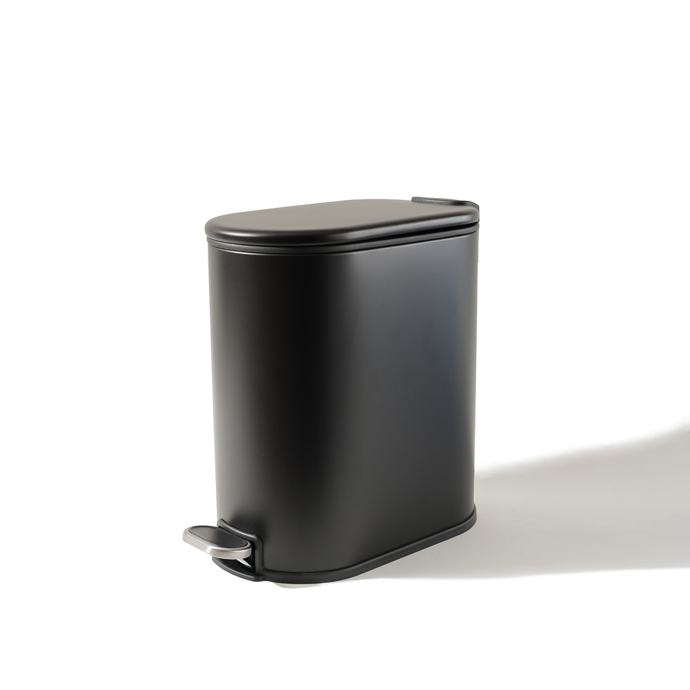 Hugo Slim Pedal Bin 5L - Black