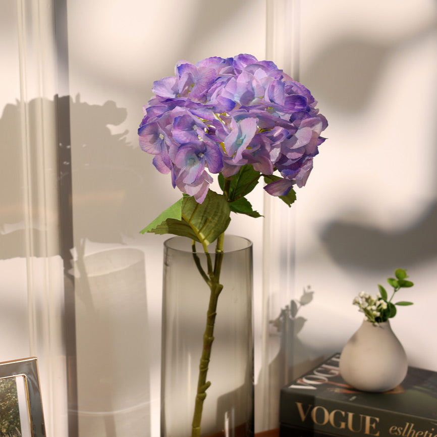 Hydrangea Faux Stem - Amethyst