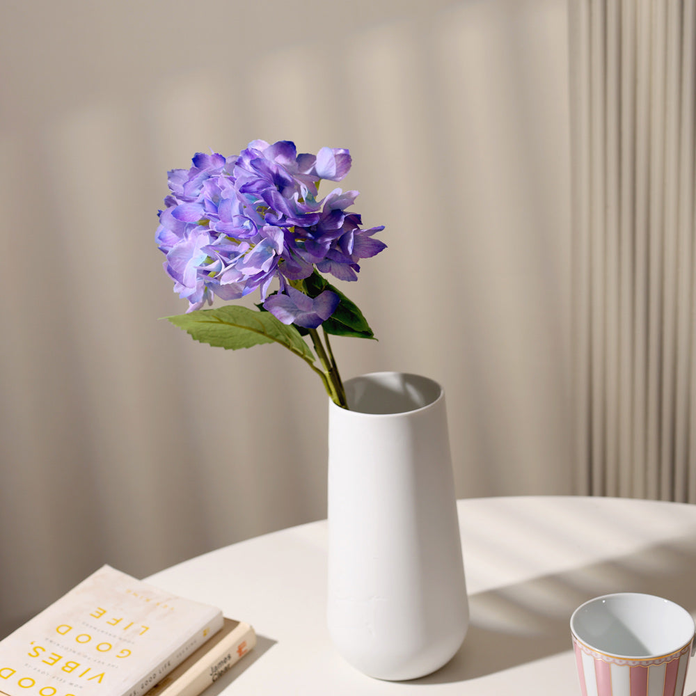 Hydrangea Faux Stem - Amethyst