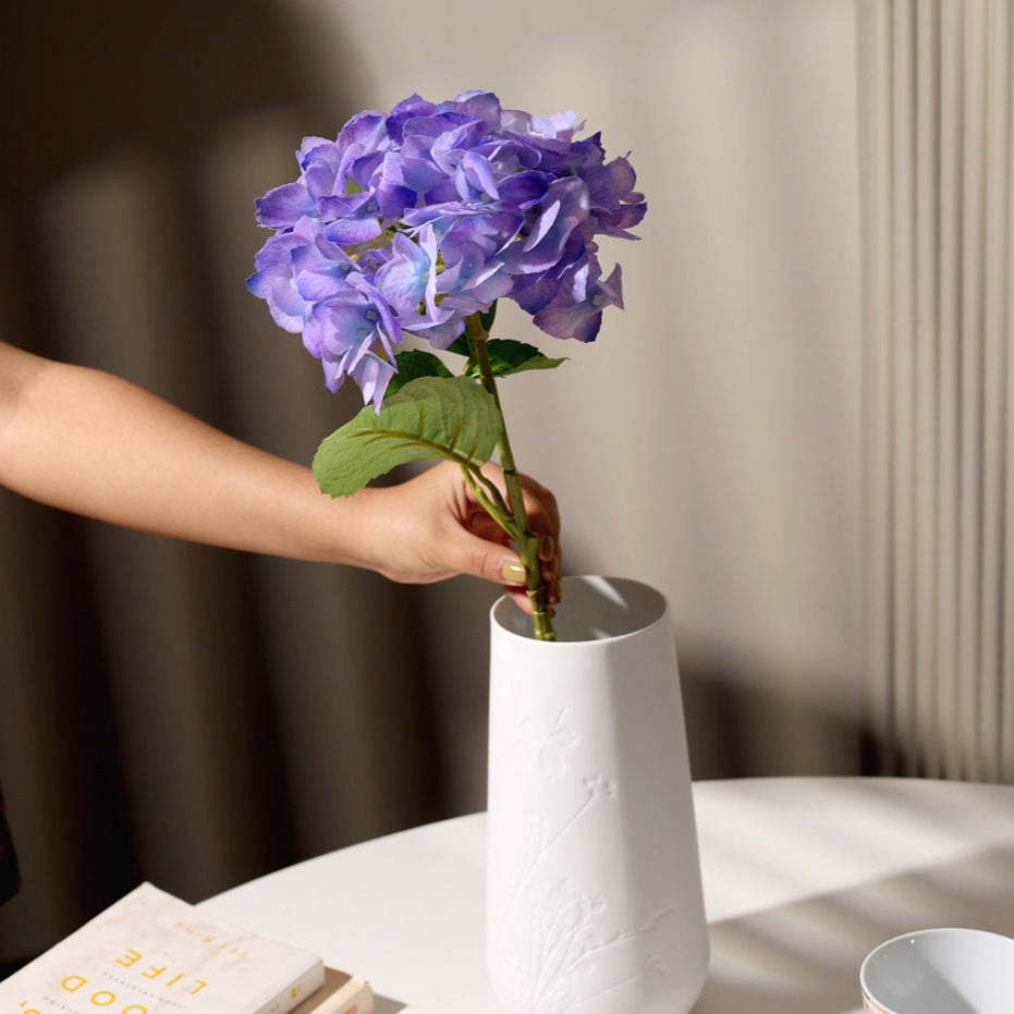 Hydrangea Faux Stem - Amethyst