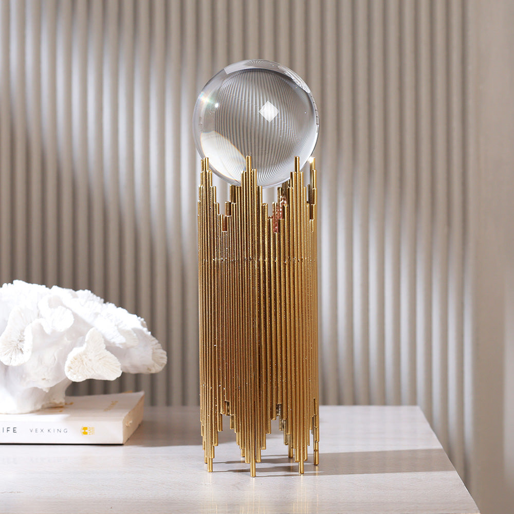 Columns Crystal Ball Accent - Large