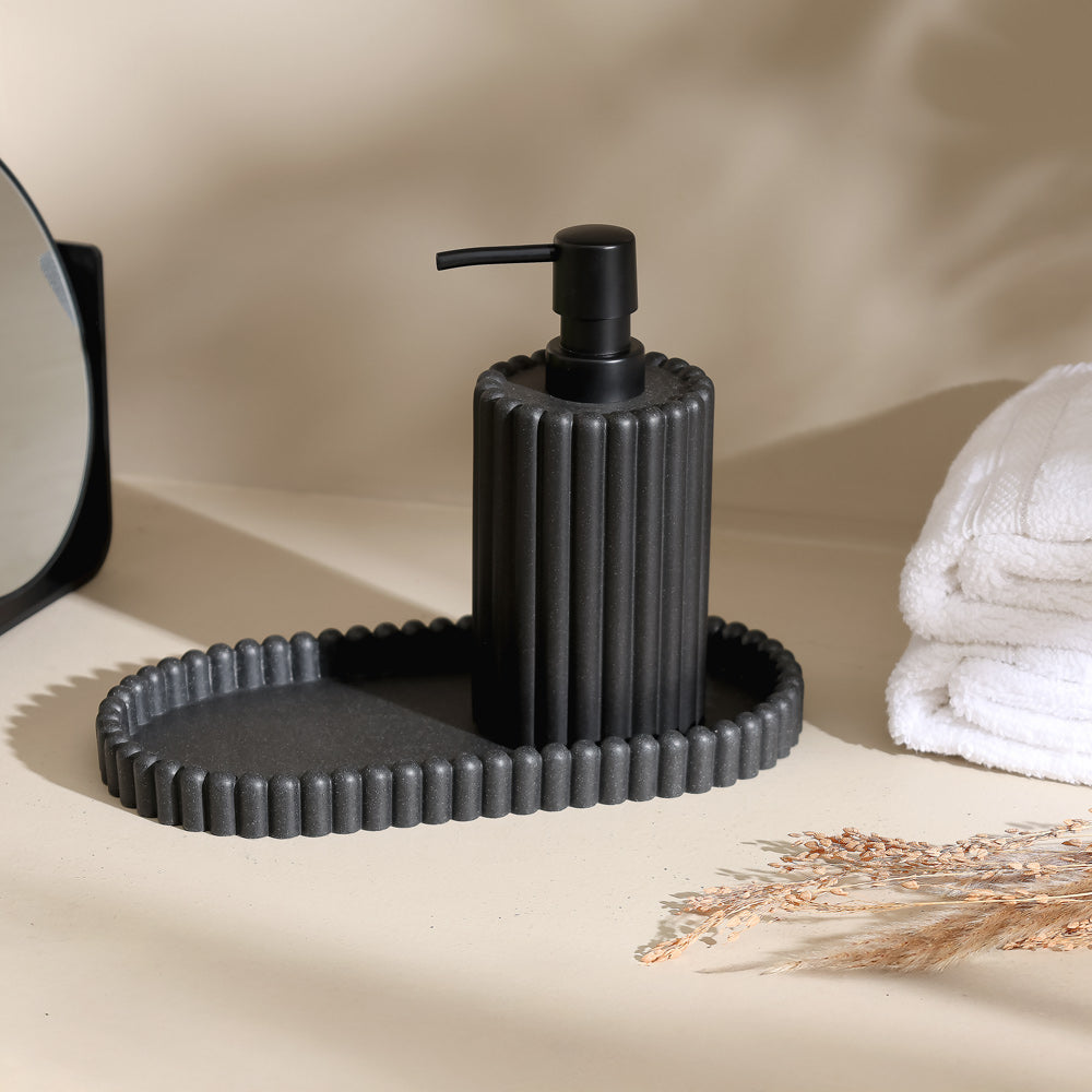 Ibaki Soap Dispenser - Speckled Black