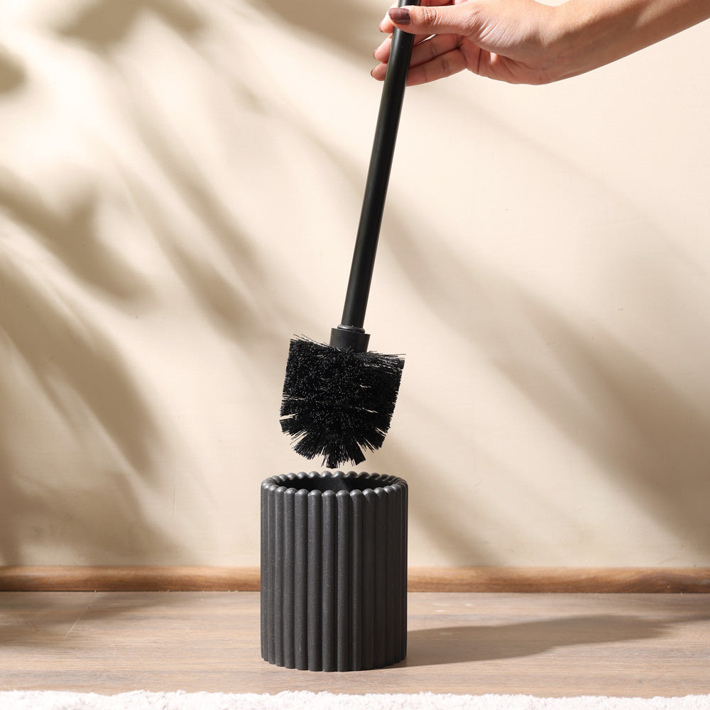 Ibaki Toilet Brush Holder - Speckled Black