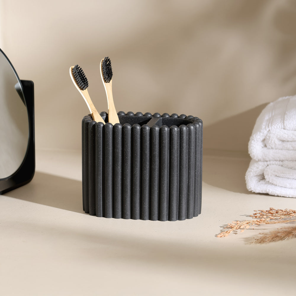 Ibaki Toothbrush Holder - Speckled Black