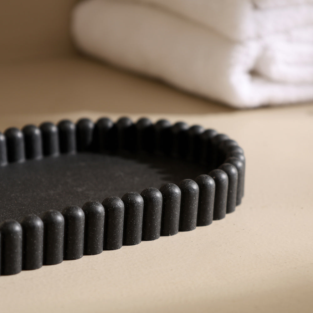 Ibaki Valet Tray Small - Speckled Black