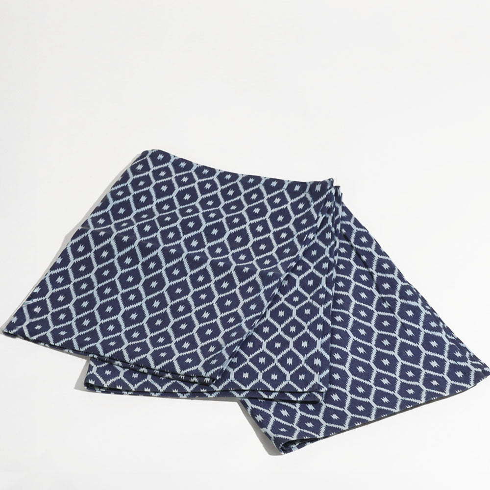 Ikat Kitchen Towels, Set of 3  - Dark Blue