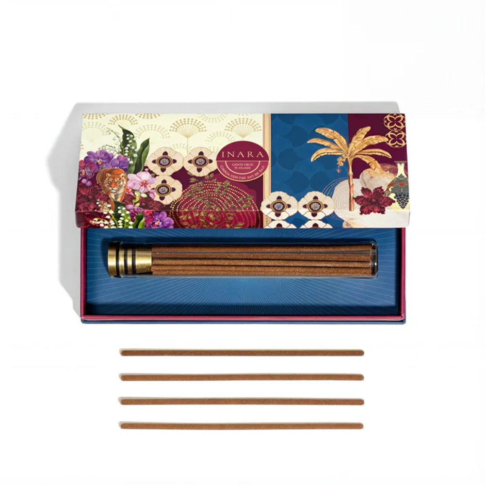 Incense Sticks with Holder - Ambergris, Oakmoss & Wood