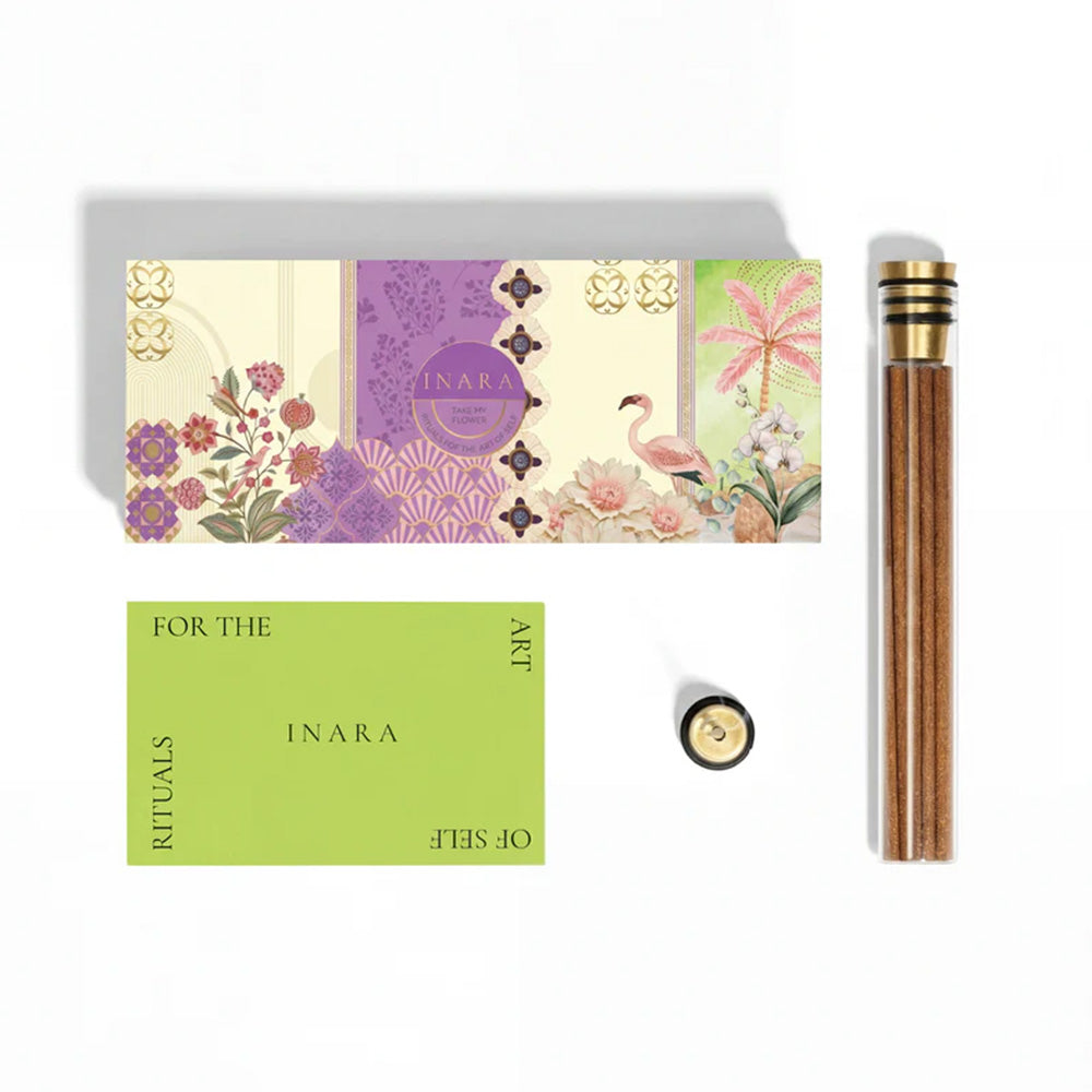 Incense Sticks with Holder - Cedarwood & Musk