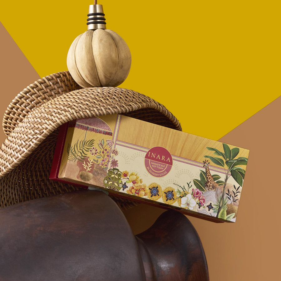 Incense Sticks with Holder - Sandalwood, Leather & Musk