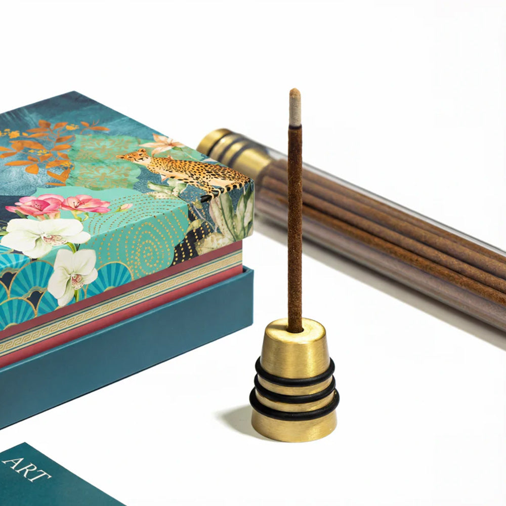 Incense Sticks with Holder - Sandalwood & Patchouli