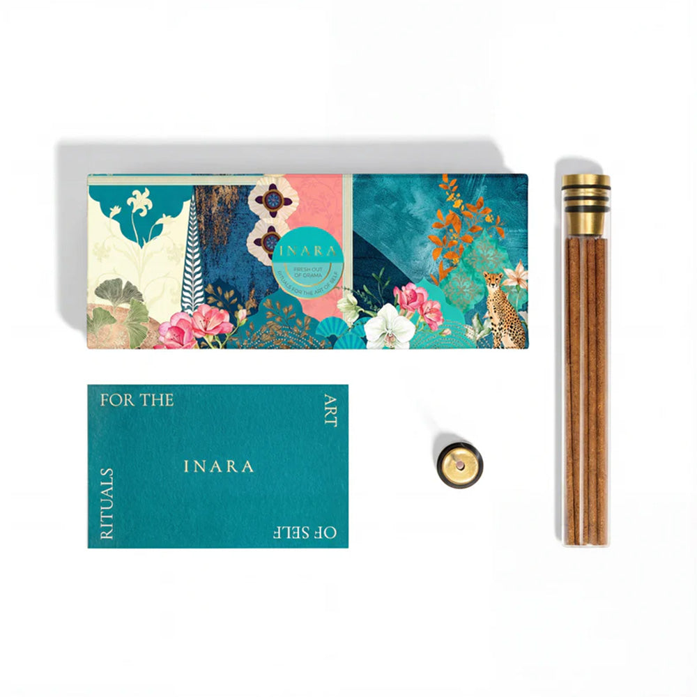 Incense Sticks with Holder - Sandalwood & Patchouli