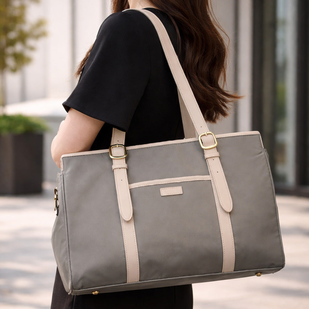 Independent Laptop Tote Bag Large - Grey