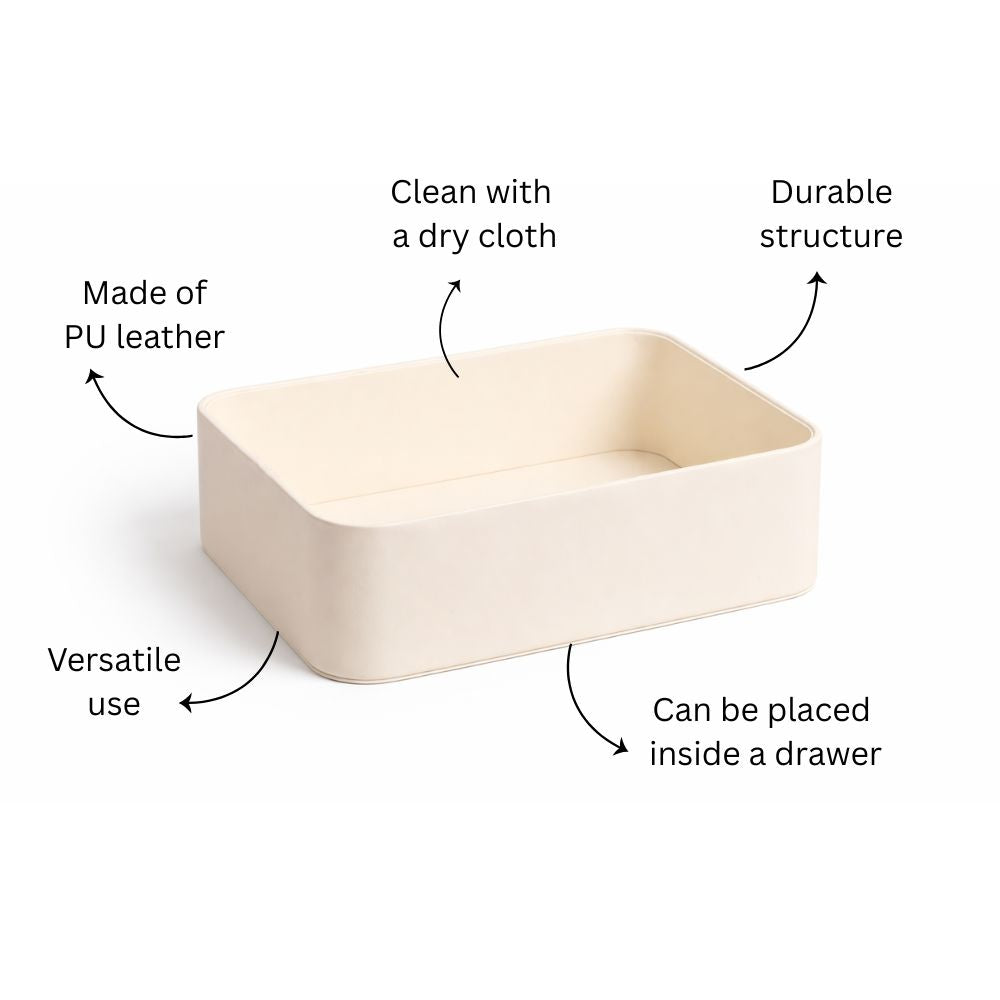 Ines Drawer Organiser - Cream