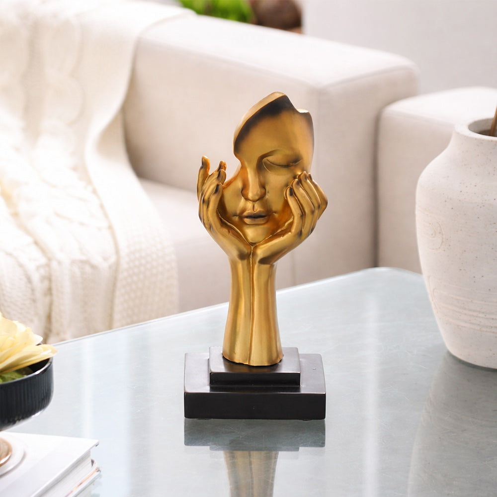 Ingenue Decorative Sculpture Small - Bright Gold
