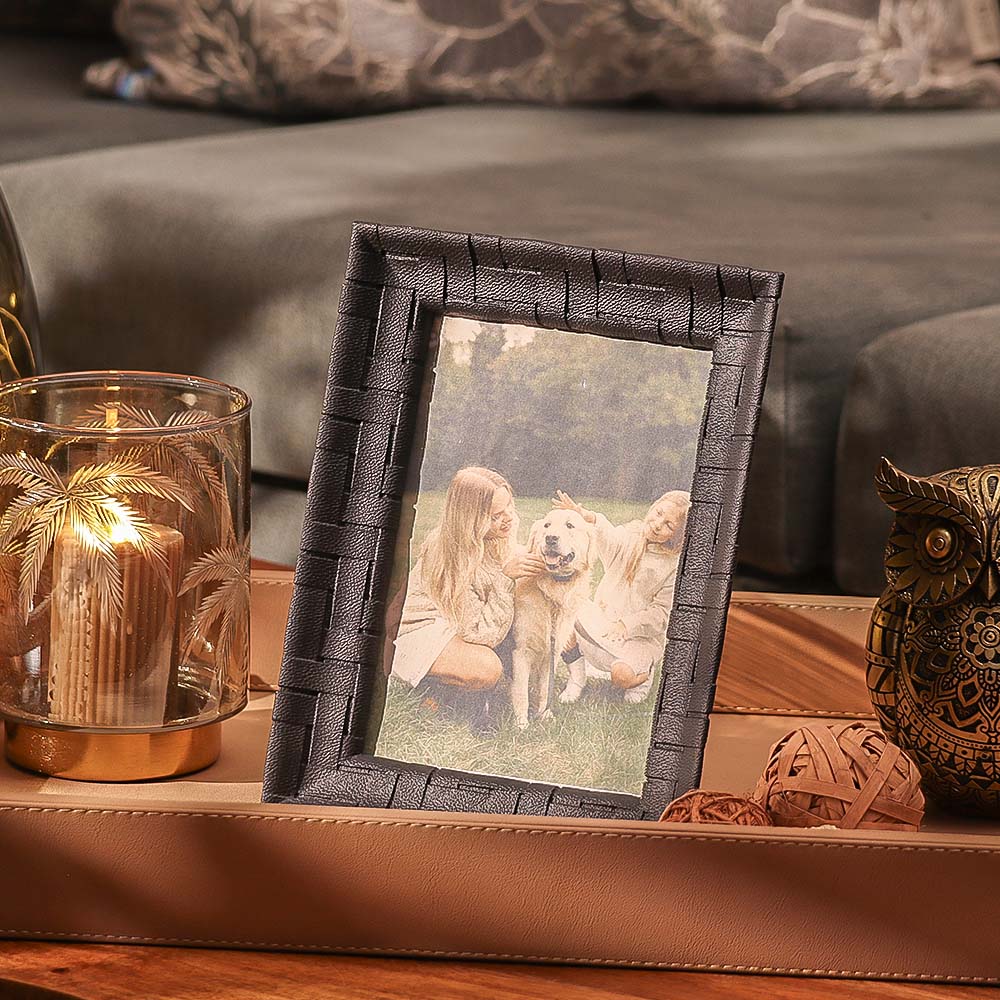 Links Photo Frame Large - Matte Black