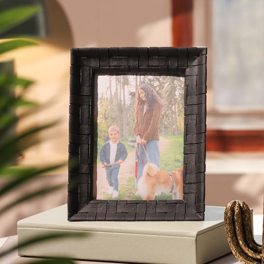Links Photo Frame Large - Matte Black