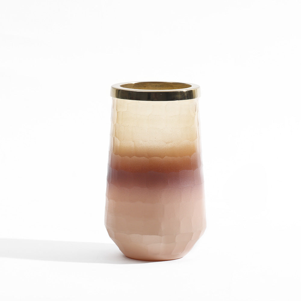 Iris Glass Toothbrush Tumbler - Pink Ombre