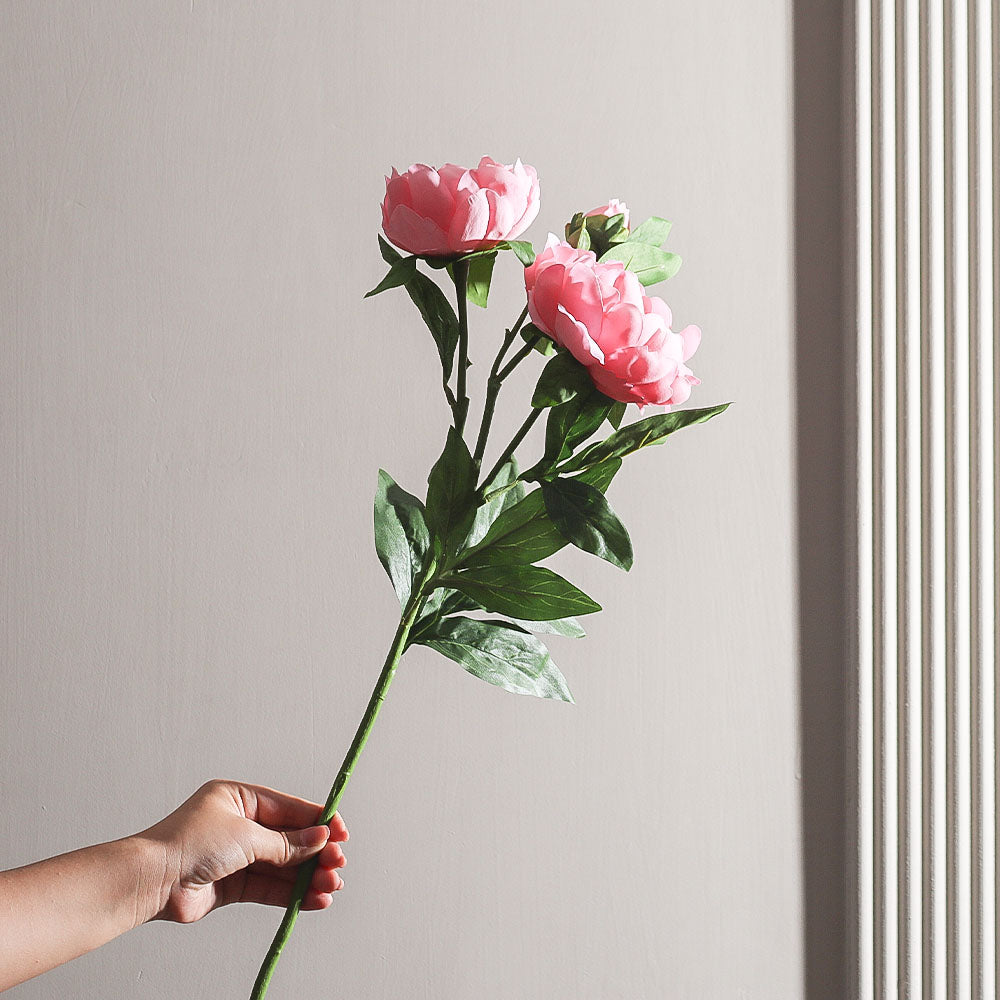 Itoh Peony Faux Stem - Dark Pink