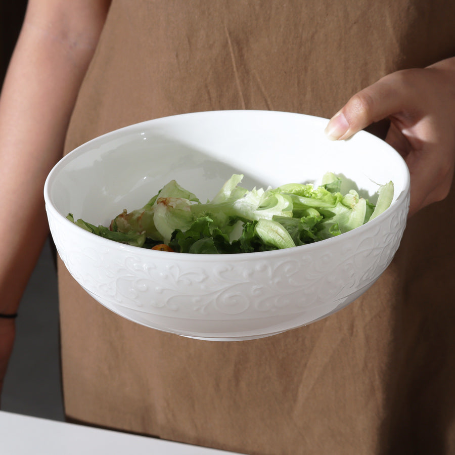Ivy Large Bowl - Ivory