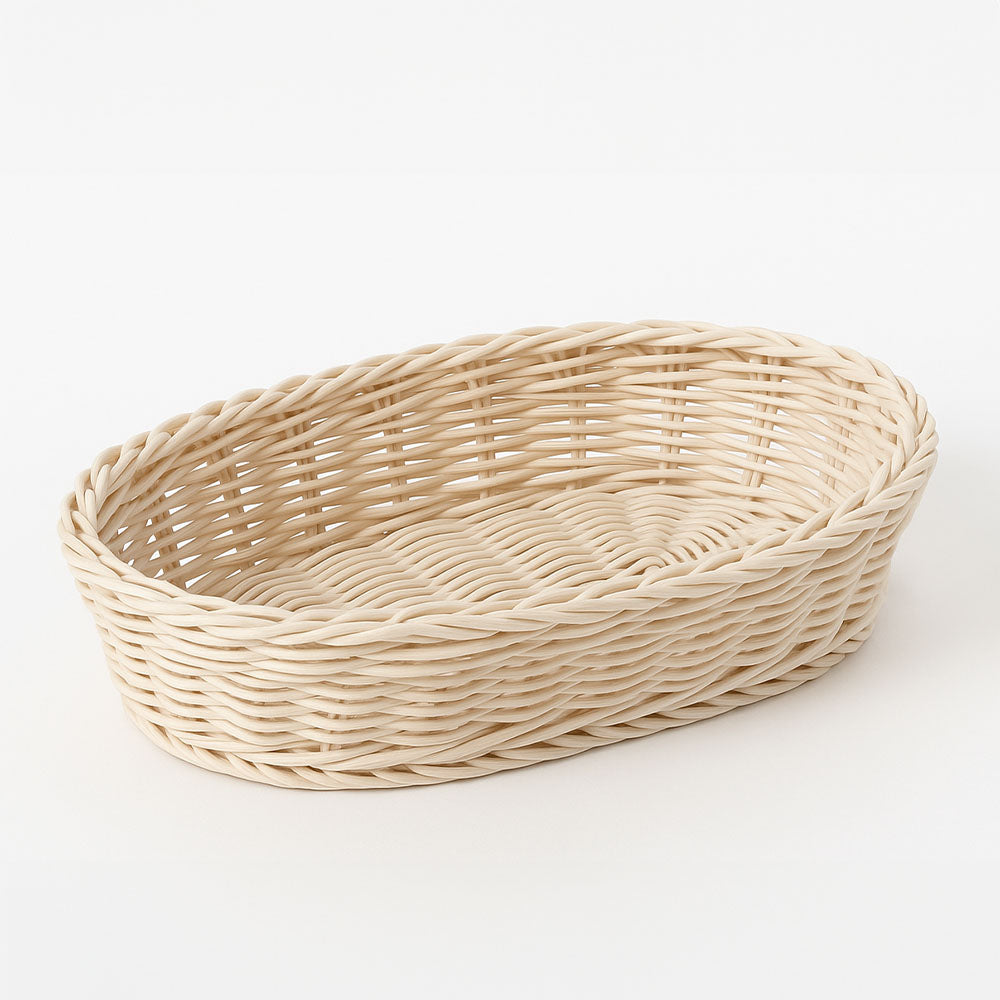 Jada Oval Basket Medium - Ivory