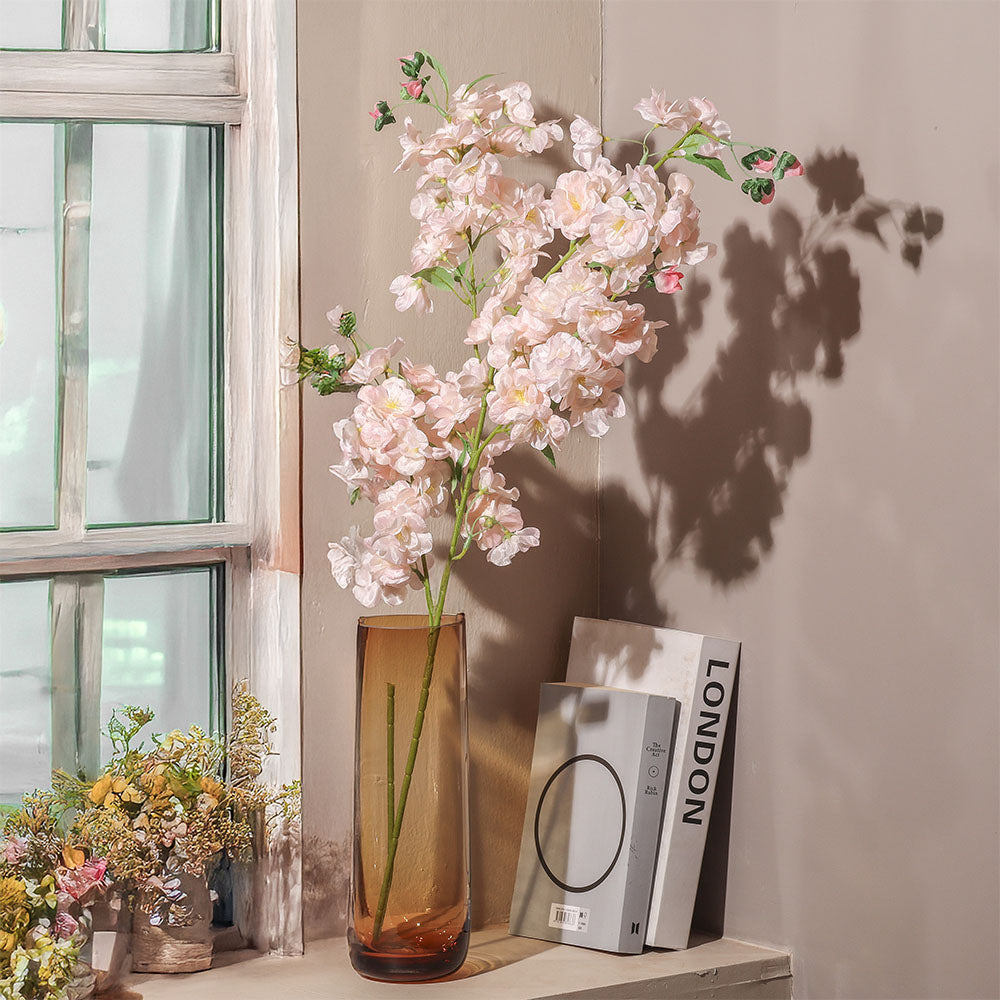 Japanese Cherry Faux Stem - Pale Pink