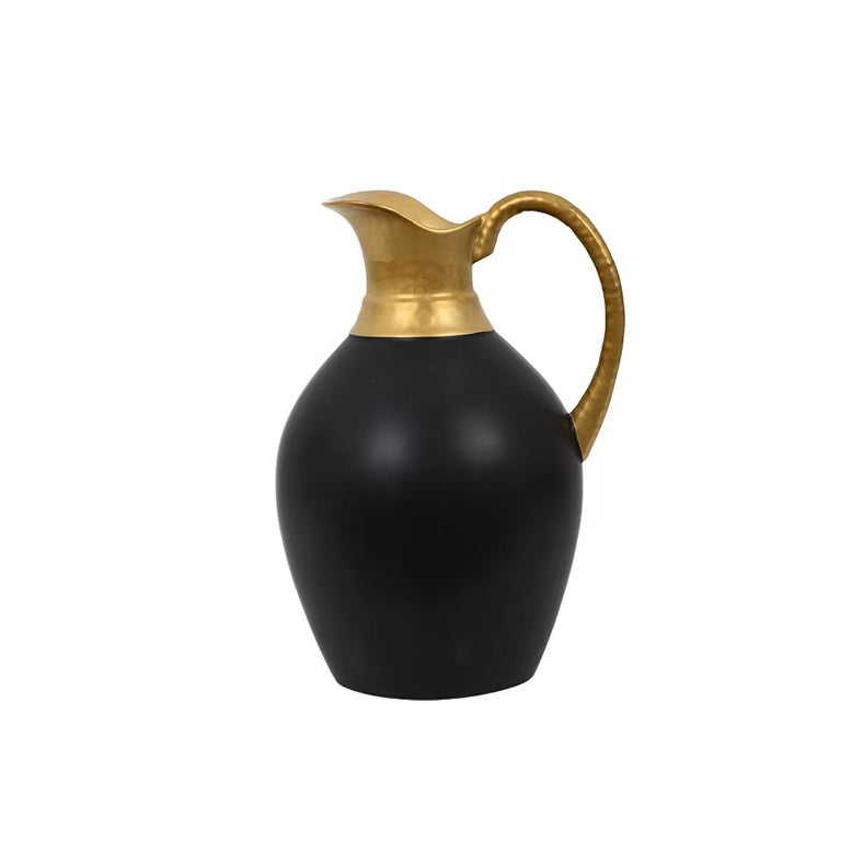 Jarro Pitcher Vase Medium - Black Gold