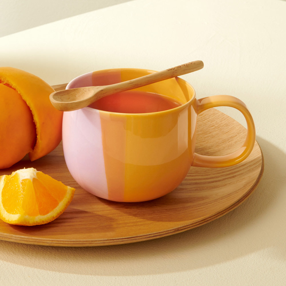 Joy Coffee Mug - Yellow Pink