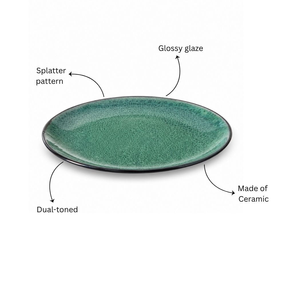 Juniper Dinner Plate - Basil Green