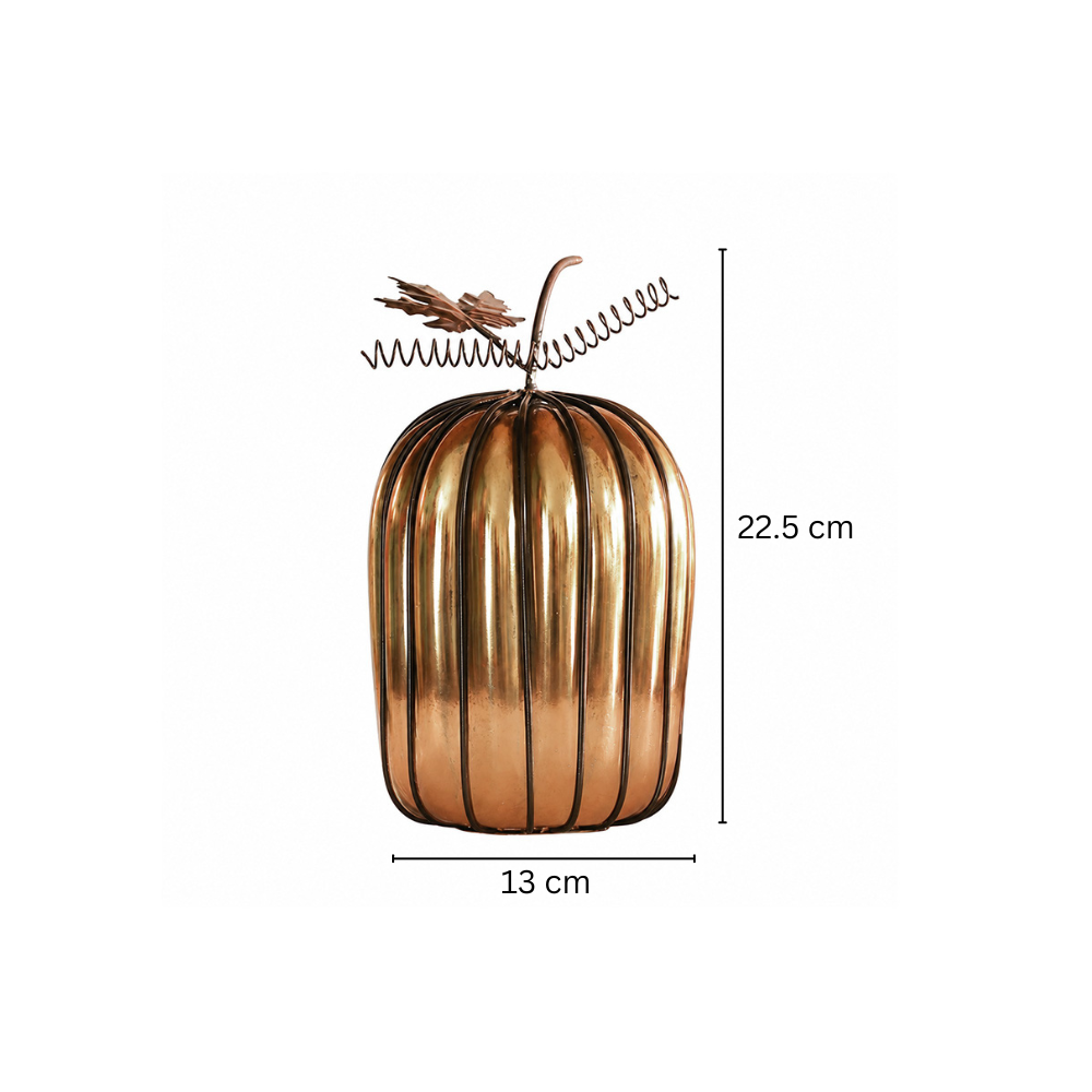 Kabo Glass Sculpture Medium - Gold Black