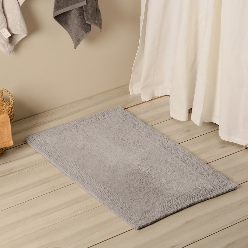 Kai Reversible Tufted Bathmat - Grey