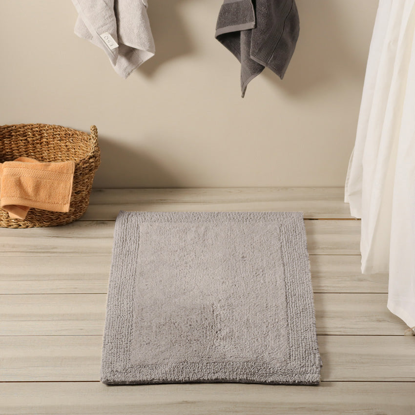 Kai Reversible Tufted Bathmat - Grey