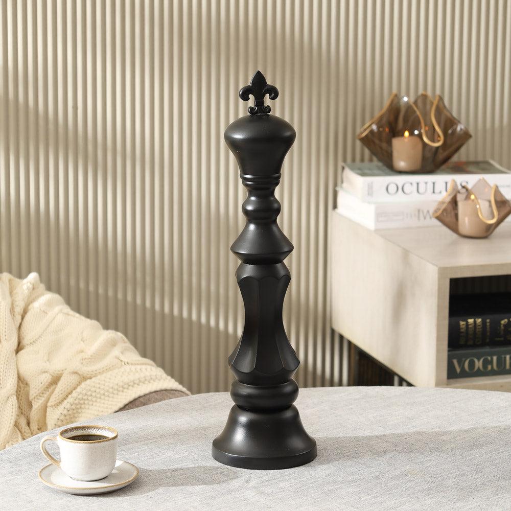 Kaiser King Metal Sculpture - Black