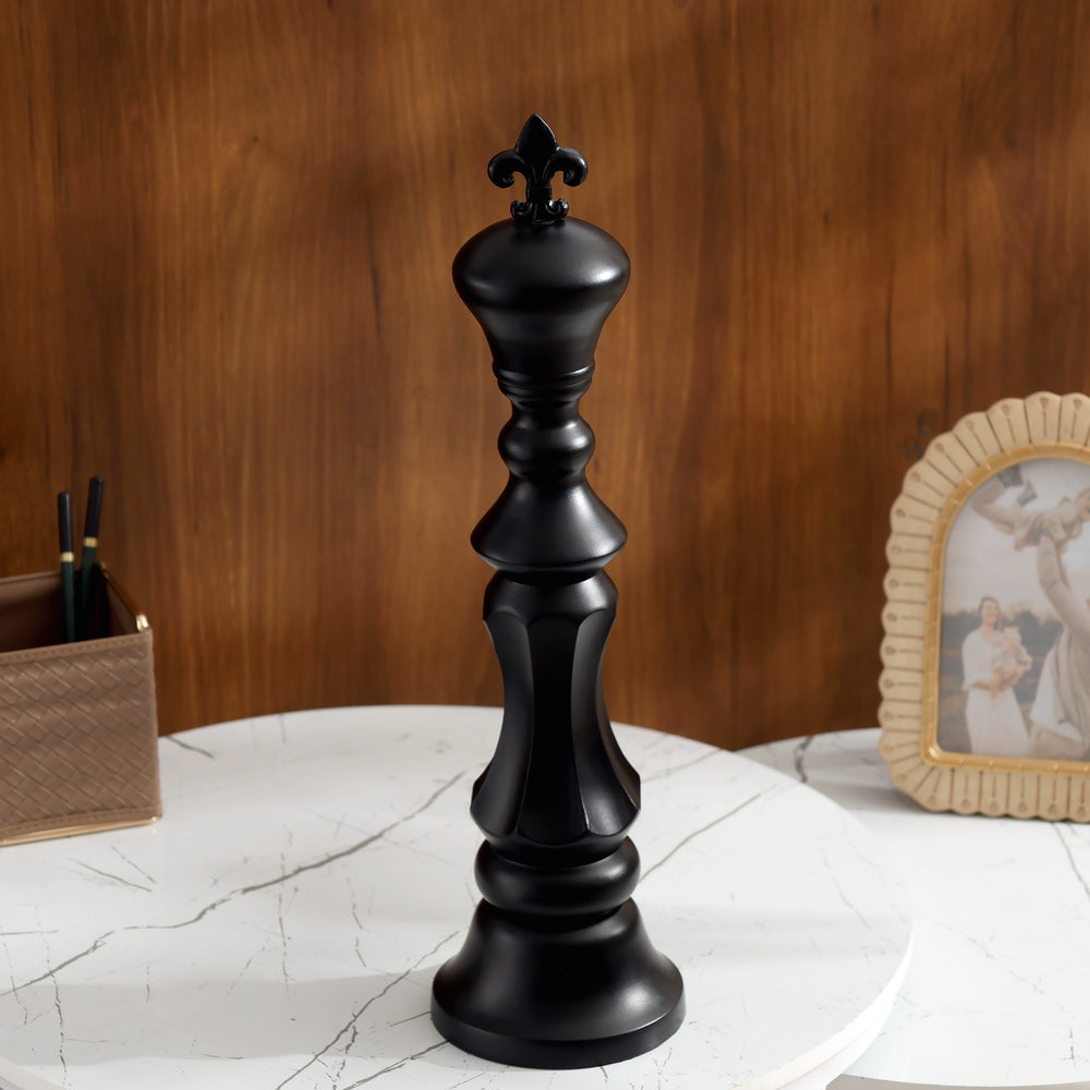 Kaiser King Metal Sculpture - Black