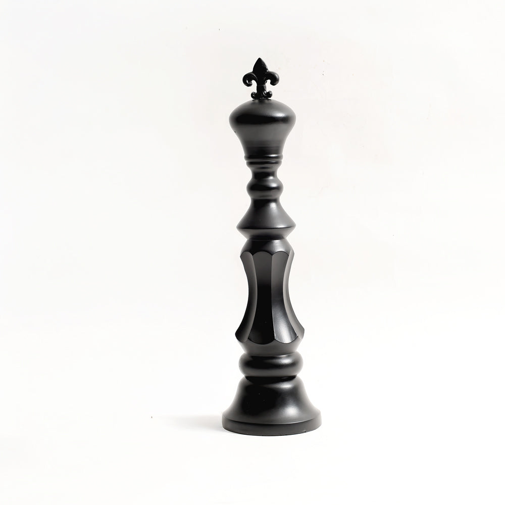 Kaiser King Metal Sculpture - Black
